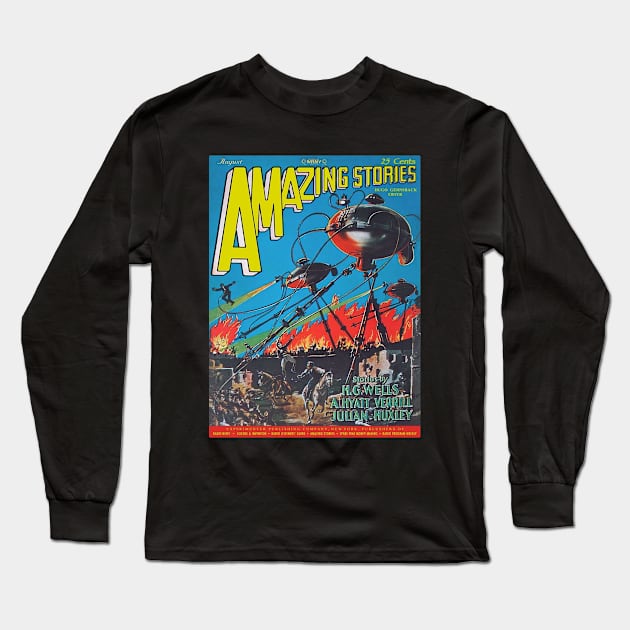 War... of the Worlds! Long Sleeve T-Shirt by Hiraeth Tees